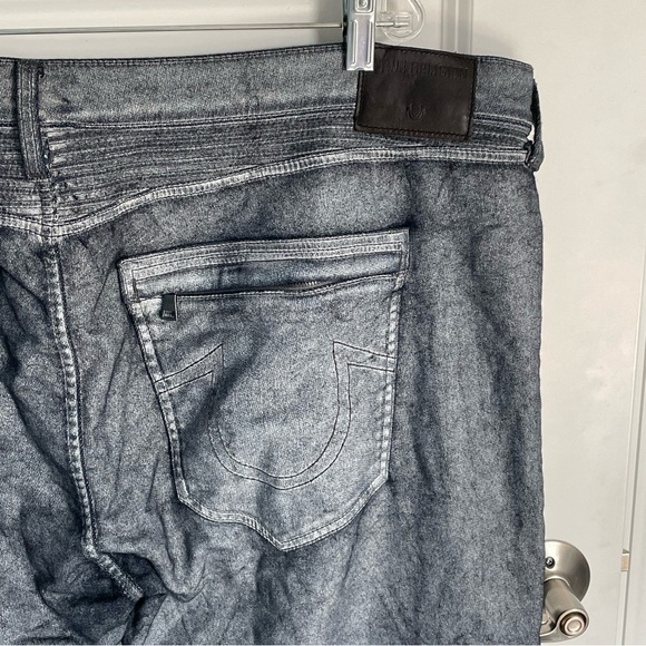 True Religion Gray Rocco Relaxed Moto Skinny Jeans - 35660 - Picture 8 of 14